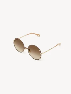 Lunettes De Soleil-Chloé Lunettes De Soleil Celeste Gold / Brown