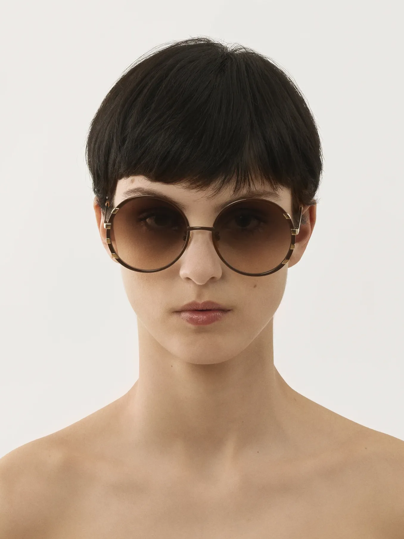Lunettes De Soleil-Chloé Lunettes De Soleil Celeste Gold / Brown