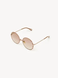 Lunettes De Soleil-Chloé Lunettes De Soleil Celeste Gold/Nude