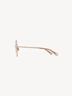 Lunettes De Soleil-Chloé Lunettes De Soleil Celeste Gold/Nude