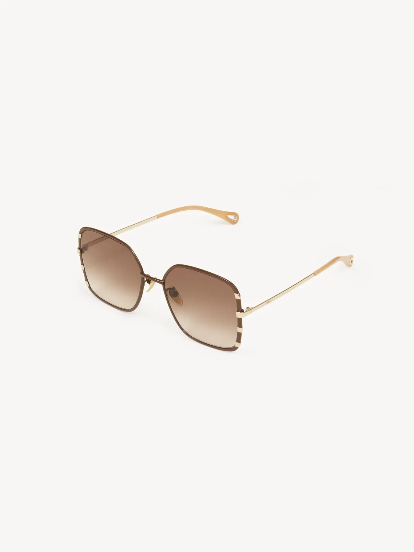 Lunettes De Soleil-Chloé Lunettes De Soleil Celeste Gold / Brown