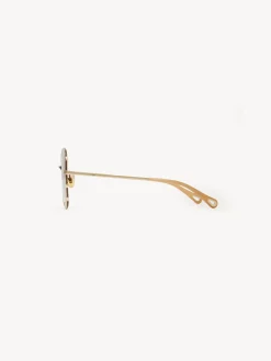Lunettes De Soleil-Chloé Lunettes De Soleil Celeste Gold / Brown