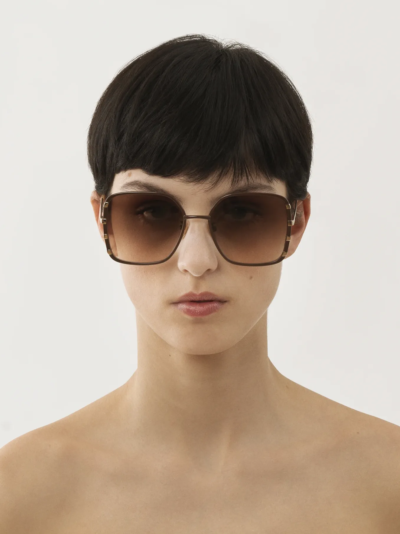 Lunettes De Soleil-Chloé Lunettes De Soleil Celeste Gold / Brown