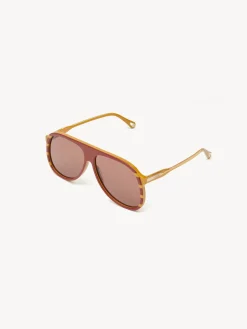 Lunettes De Soleil-Chloé Lunettes De Soleil Dannie Bordeaux