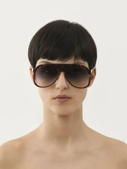 Lunettes De Soleil-Chloé Lunettes De Soleil Dannie Black/Havana