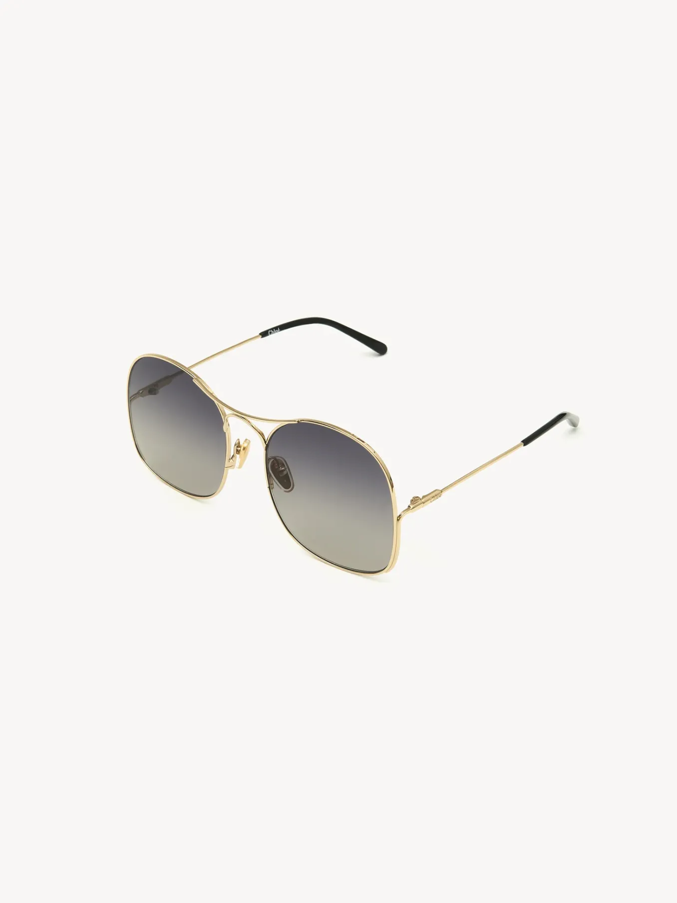 Lunettes De Soleil-Chloé Lunettes De Soleil Elys Gold/Gradient Grey