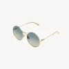 Lunettes De Soleil-Chloé Lunettes De Soleil Elys Gradient Blue/Turtledove