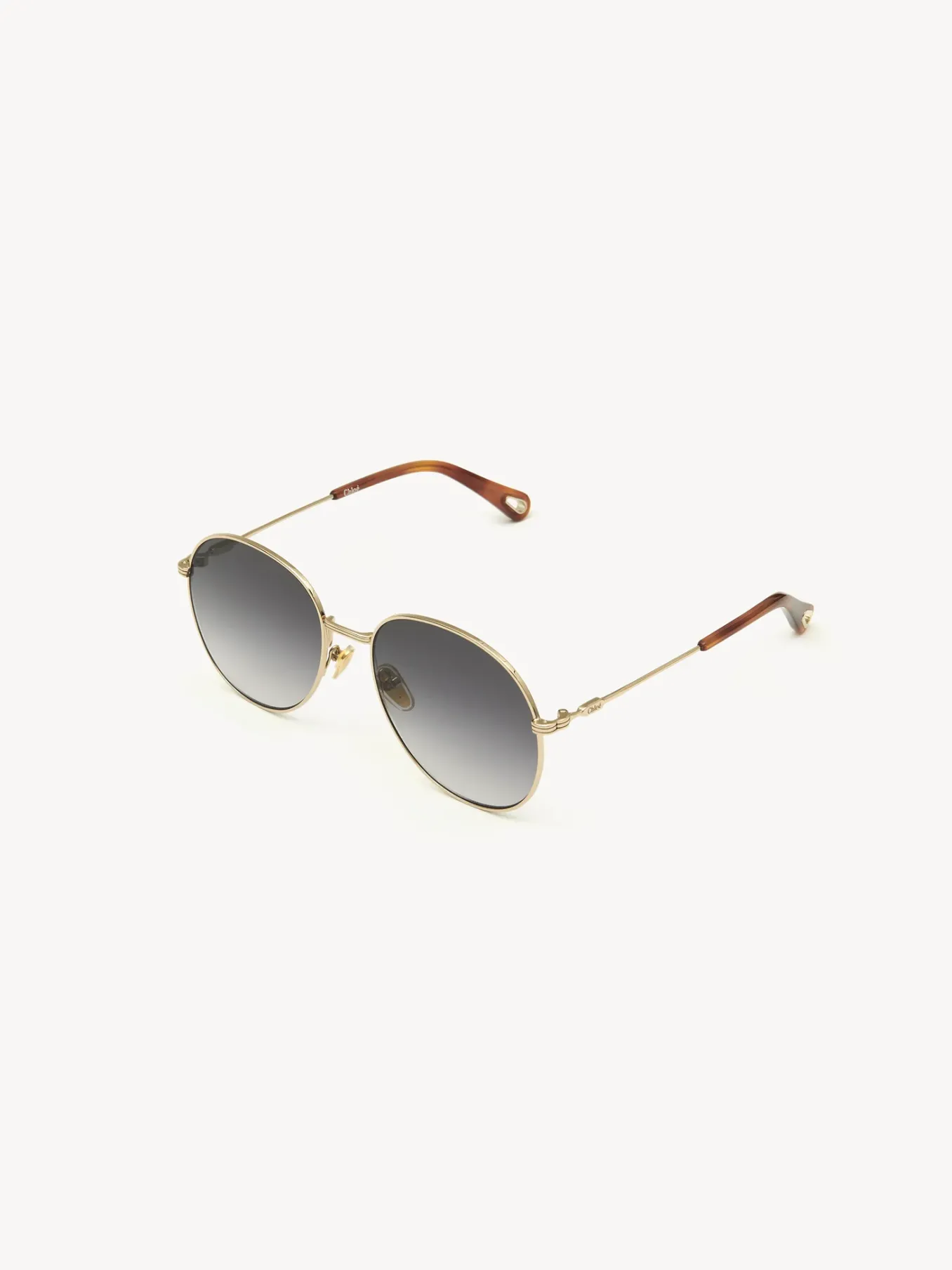 Lunettes De Soleil-Chloé Lunettes De Soleil Faith Gold/Gradient Grey