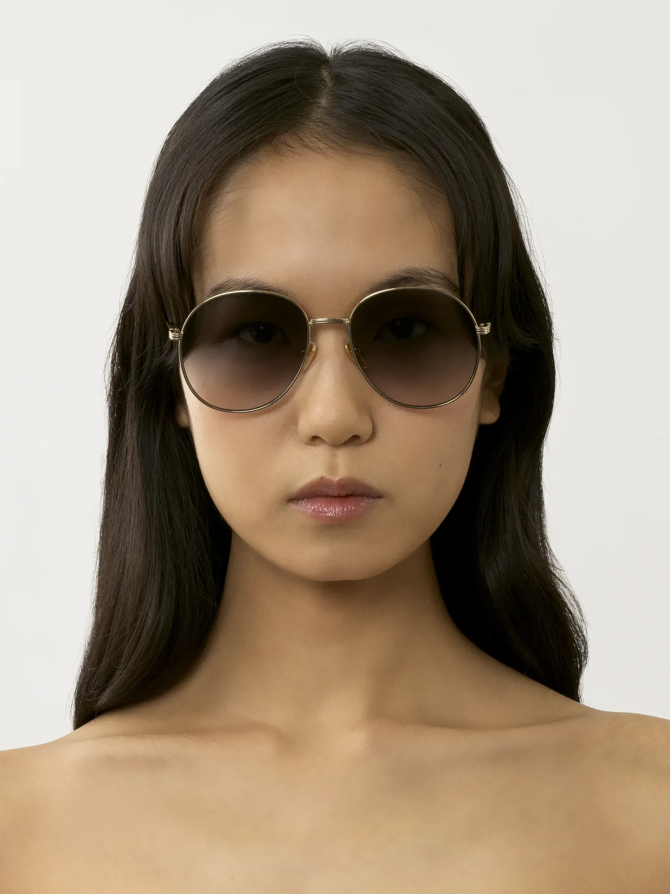 Lunettes De Soleil-Chloé Lunettes De Soleil Faith Gold/Gradient Grey
