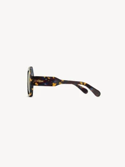 Tenues De Plage-Chloé Lunettes De Soleil Gayia Burgundy Pansy