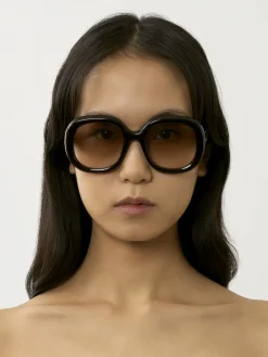 Tenues De Plage-Chloé Lunettes De Soleil Gayia Dark Havana