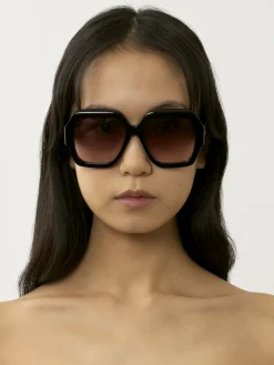 Tenues De Plage-Chloé Lunettes De Soleil Gayia Noir