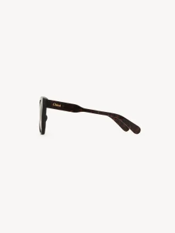 Tenues De Plage-Chloé Lunettes De Soleil Gayia Dark Havana