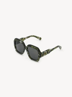 Tenues De Plage-Chloé Lunettes De Soleil Gayia Vegetal Green