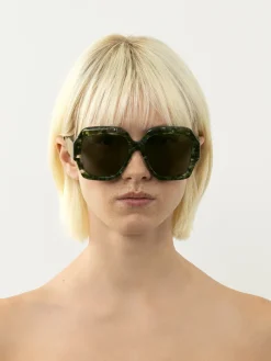 Tenues De Plage-Chloé Lunettes De Soleil Gayia Vegetal Green