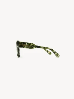 Tenues De Plage-Chloé Lunettes De Soleil Gayia Vegetal Green