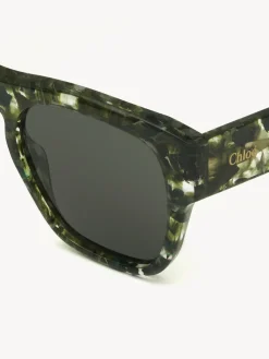 Tenues De Plage-Chloé Lunettes De Soleil Gayia Vegetal Green
