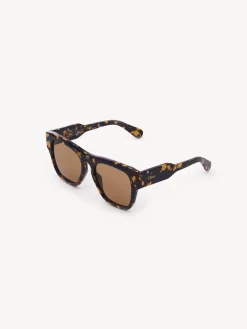 Lunettes De Soleil-Chloé Lunettes De Soleil Gayia Burgundy Pansy