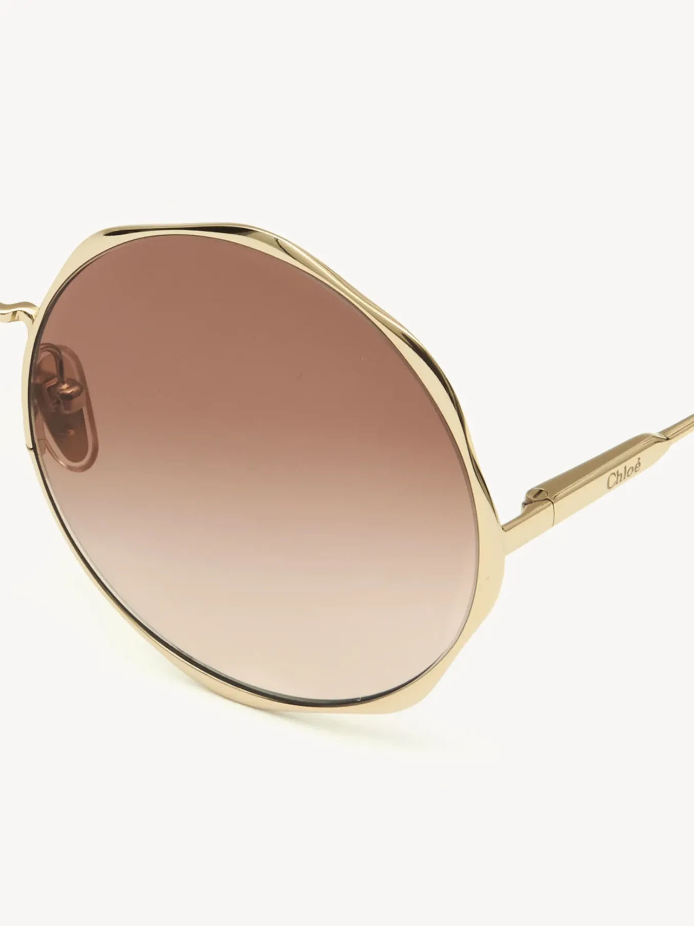 Lunettes De Soleil-Chloé Lunettes De Soleil Honore Gold / Grad Brick