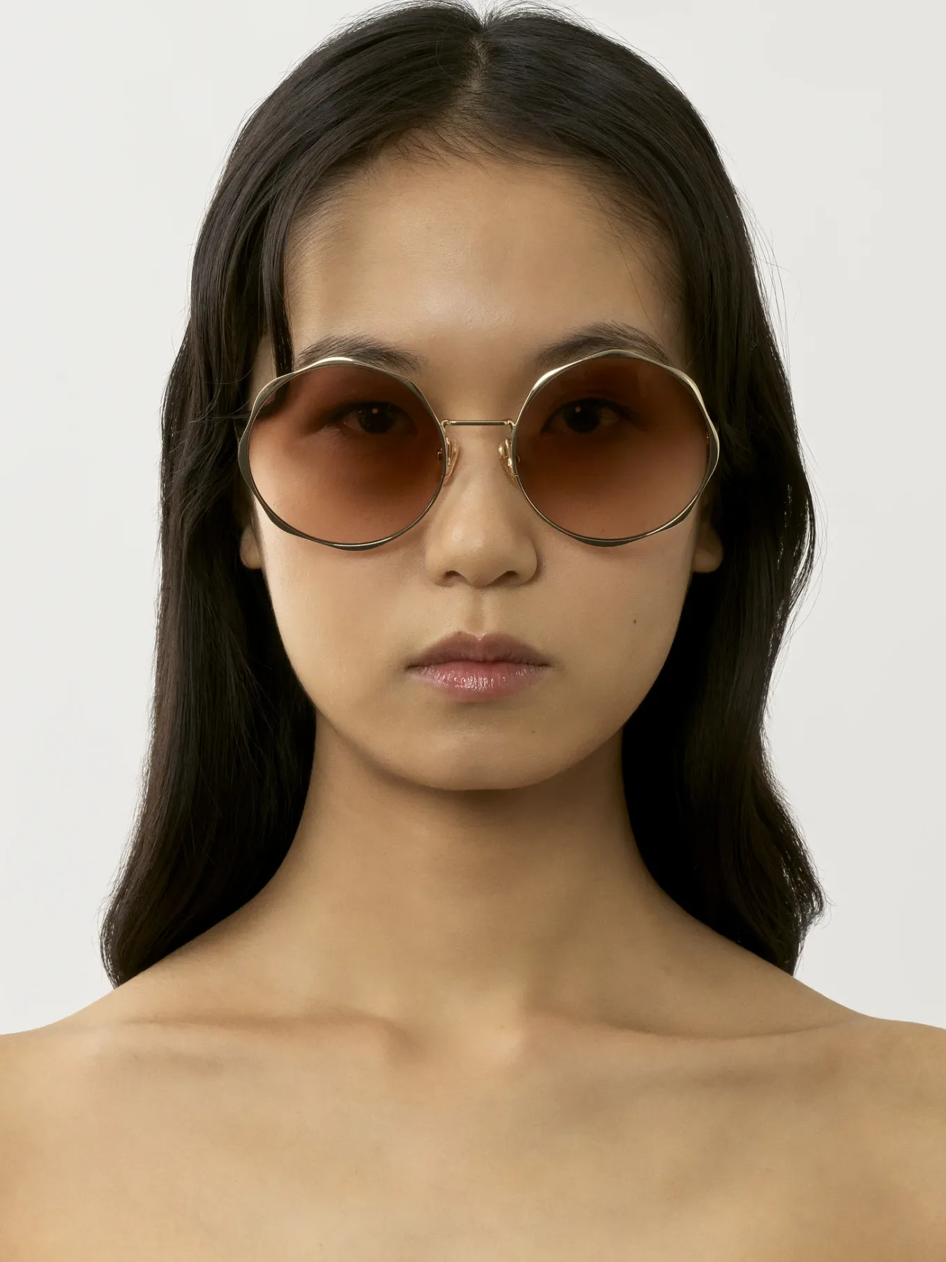 Lunettes De Soleil-Chloé Lunettes De Soleil Honore Gold / Grad Brick