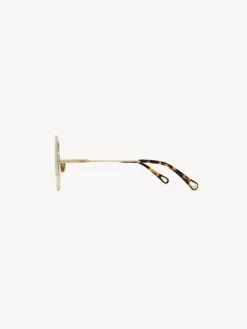 Lunettes De Soleil-Chloé Lunettes De Soleil Honore Gold / Grad Green