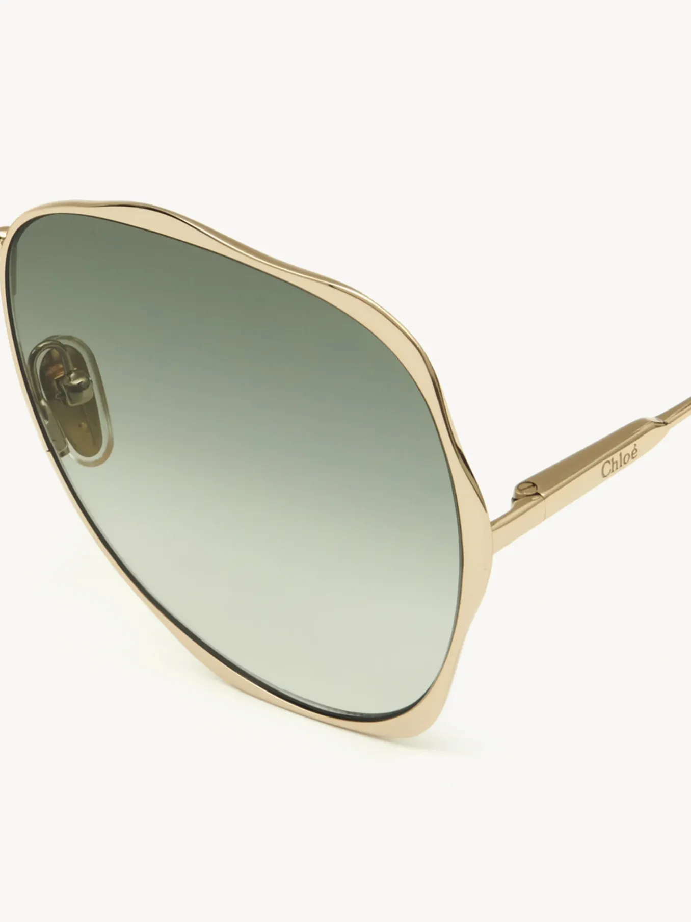 Lunettes De Soleil-Chloé Lunettes De Soleil Honore Gold / Grad Green