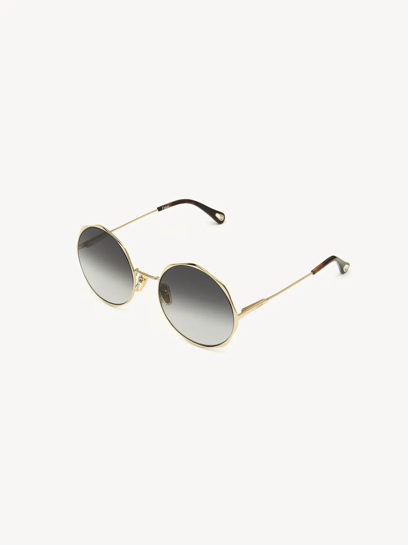 Lunettes De Soleil-Chloé Lunettes De Soleil Honore Gold/Gradient Grey