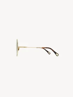 Lunettes De Soleil-Chloé Lunettes De Soleil Honore Gold/Gradient Grey