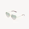 Lunettes De Soleil-Chloé Lunettes De Soleil Milane Gradient Green To Rose