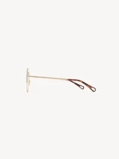 Lunettes De Soleil-Chloé Lunettes De Soleil Milane Gradient Green To Rose