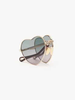 Lunettes De Soleil-Chloé Lunettes De Soleil Milane Gradient Green To Rose
