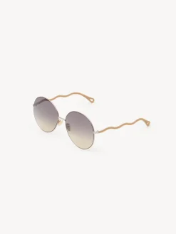 Lunettes De Soleil-Chloé Lunettes De Soleil Noore Brown/Ochre
