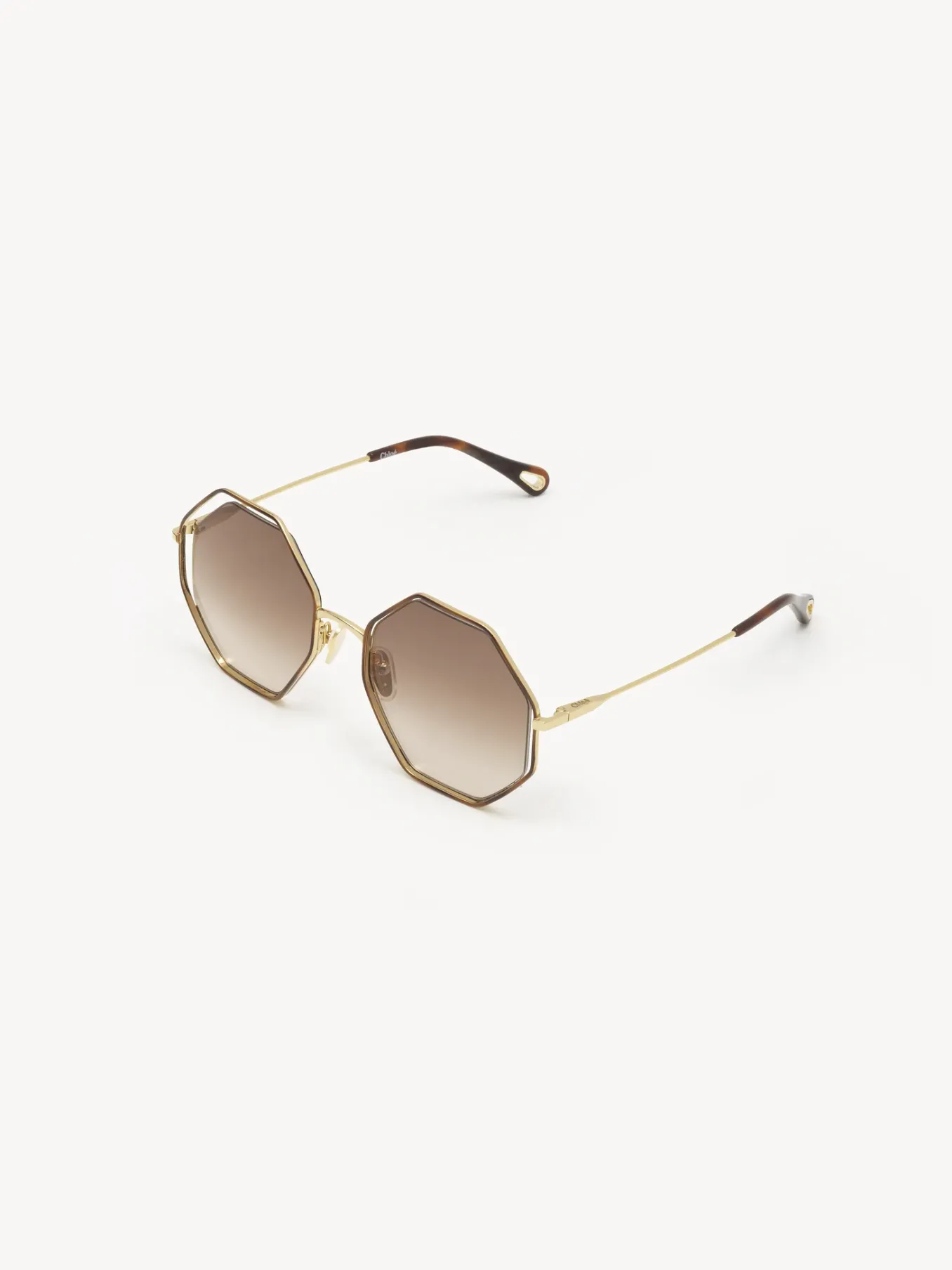 Lunettes De Soleil-Chloé Lunettes De Soleil Poppy Petite Havana / Brown