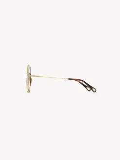 Lunettes De Soleil-Chloé Lunettes De Soleil Poppy Petite Havana / Brown