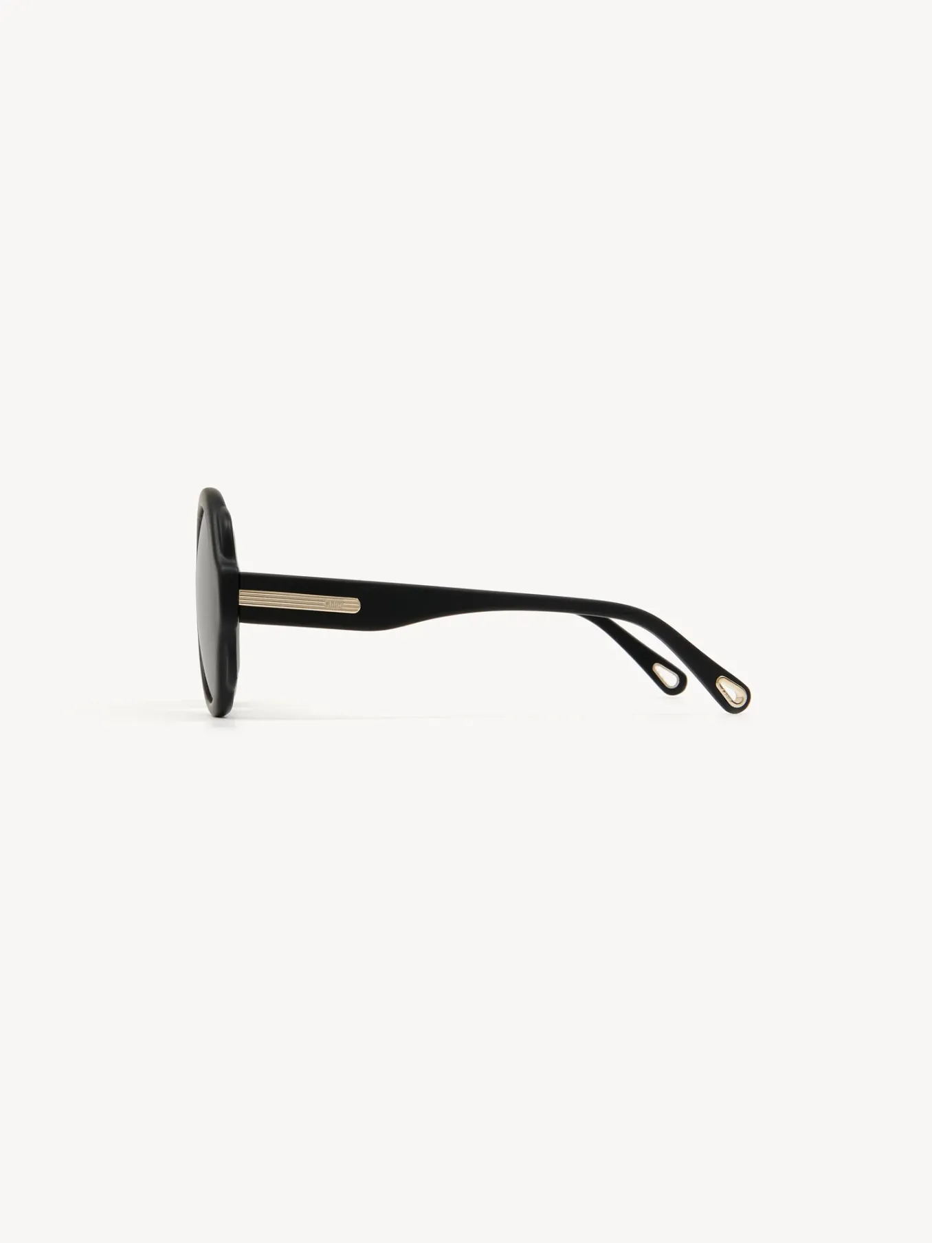Lunettes De Soleil-Chloé Lunettes De Soleil Rondes Mirtha Noir
