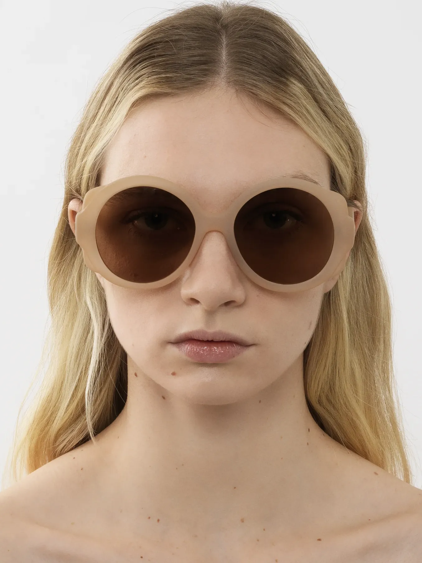 Lunettes De Soleil-Chloé Lunettes De Soleil Rondes Mirtha Light Rose