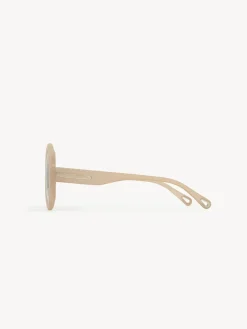 Lunettes De Soleil-Chloé Lunettes De Soleil Rondes Mirtha Light Rose