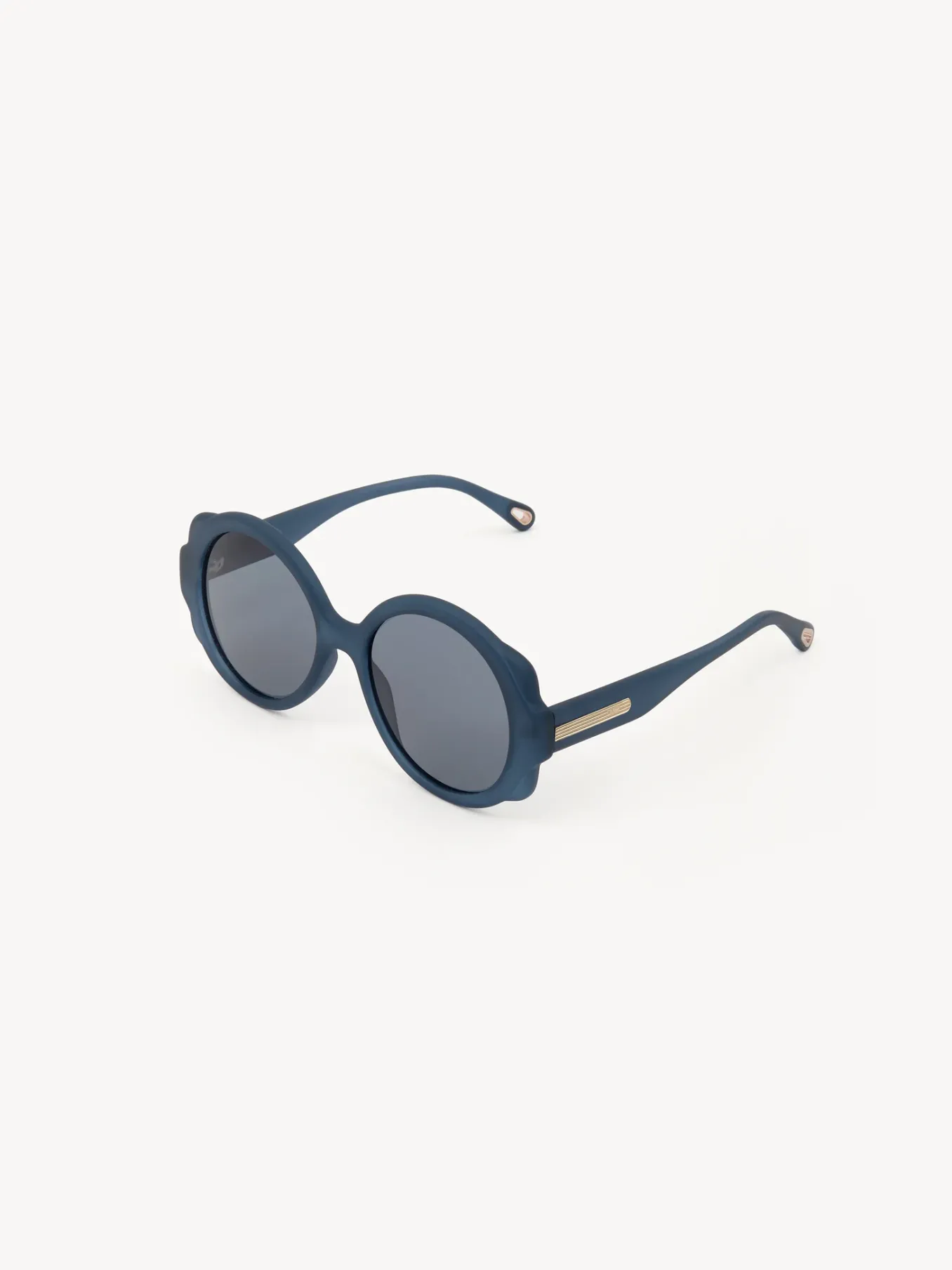Lunettes De Soleil-Chloé Lunettes De Soleil Rondes Mirtha Bleu