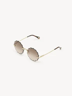 Lunettes De Soleil-Chloé Lunettes De Soleil Rosie Petite Gradient Brown