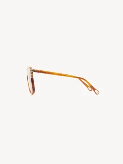 Lunettes De Soleil-Chloé Lunettes De Soleil West Havana Patchwork