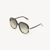 Lunettes De Soleil-Chloé Lunettes De Soleil West Black/Havana