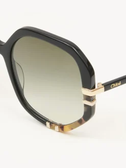 Lunettes De Soleil-Chloé Lunettes De Soleil West Black/Havana