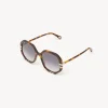 Lunettes De Soleil-Chloé Lunettes De Soleil West Petite Havana / Grad Blue