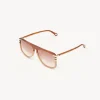 Lunettes De Soleil-Chloé Lunettes De Soleil West Petite Havana/Peach