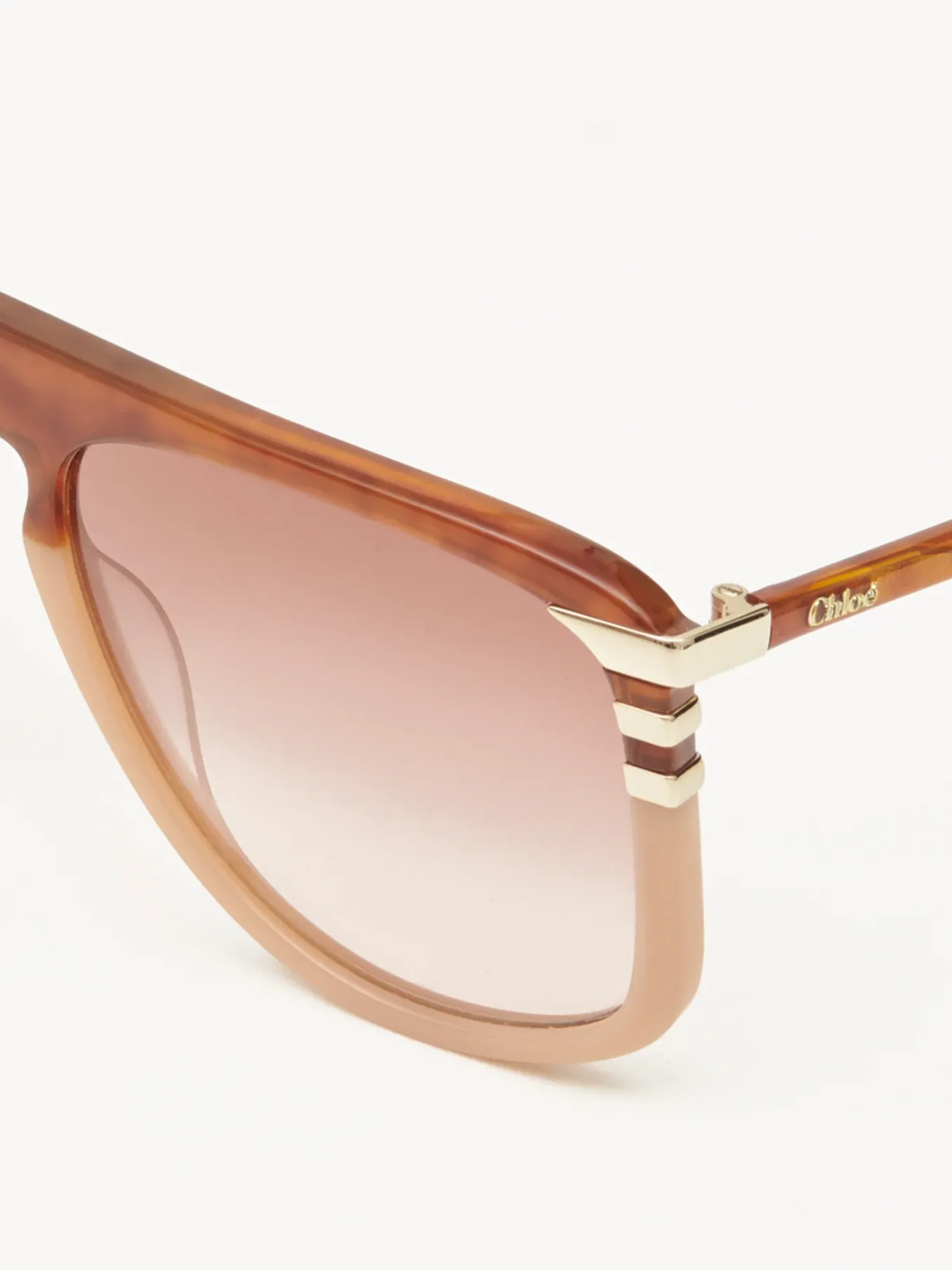 Lunettes De Soleil-Chloé Lunettes De Soleil West Petite Havana/Peach