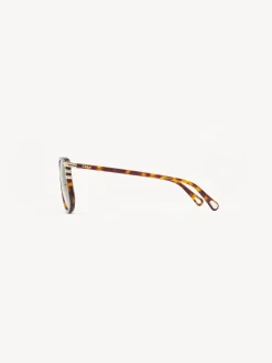 Lunettes De Soleil-Chloé Lunettes De Soleil West Petite Havana / Grad Blue