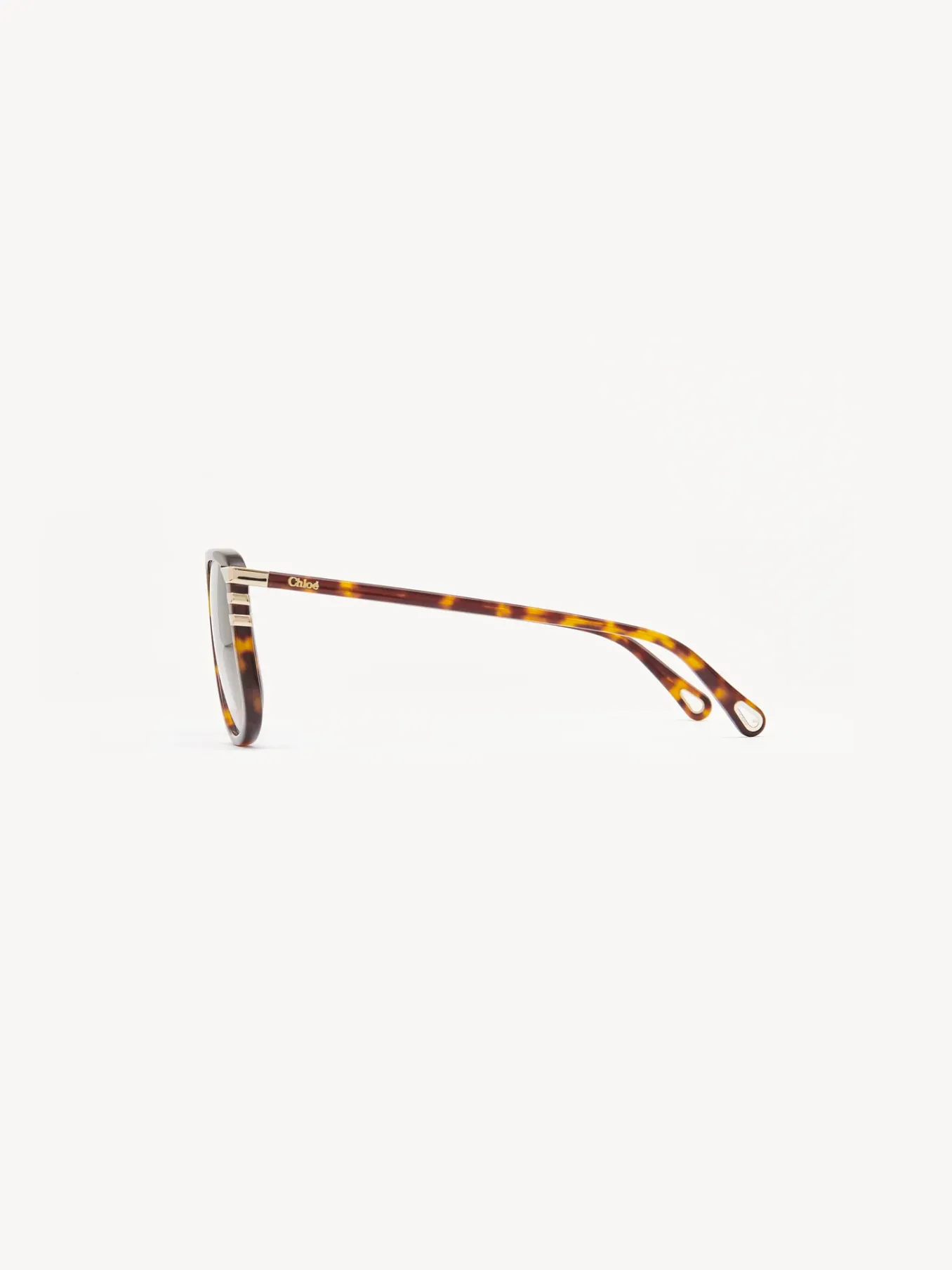 Lunettes De Soleil-Chloé Lunettes De Soleil West Petite Havana / Grad Blue