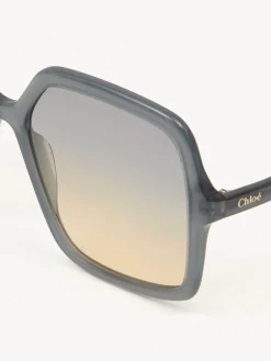 Lunettes De Soleil-Chloé Lunettes De Soleil Zelie Blueish Grey