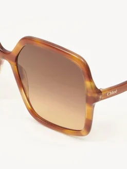 Tenues De Plage-Chloé Lunettes De Soleil Zelie Light Havana