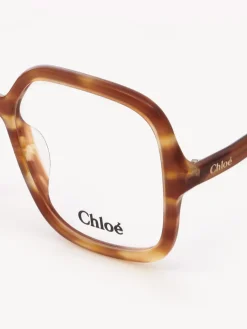Montures Optiques-Chloé Lunettes De Vue Zelie Light Havana